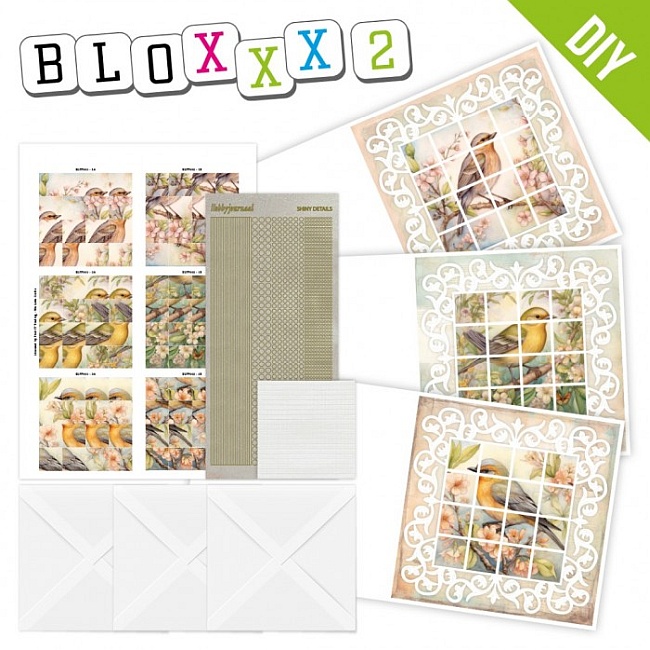 Bloxxx Kartenset - Set 2 - Spring Birds