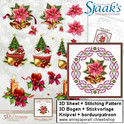 Sjaak's Stickvorlage CO-2016-001 & 3D Bogen APA3D003