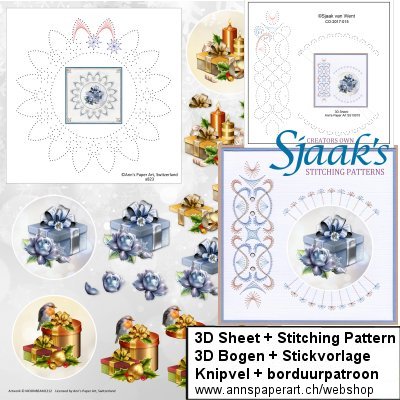 Sjaak's Stickvorlage CO-2017-015 & 3D Bogen SS10015