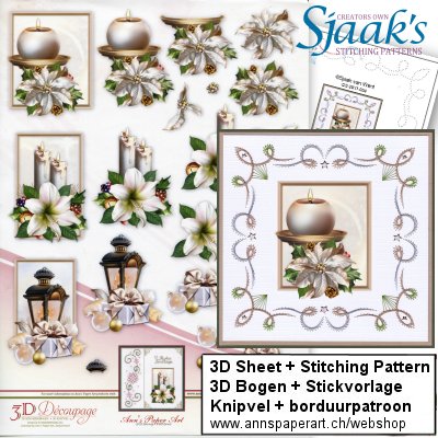 Sjaak's Stickvorlage CO-2017-034 & 3D Bogen APA3D019