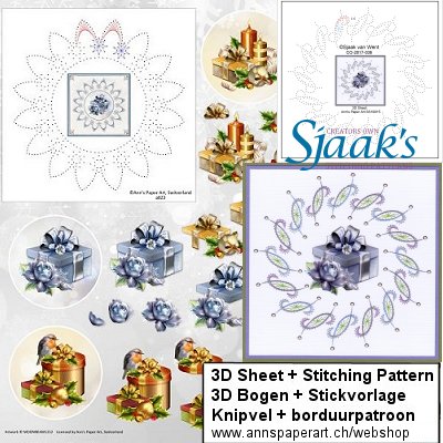 Sjaak's Stickvorlage CO-2017-036 & 3D Bogen SS10015 - zum Schließen ins Bild klicken