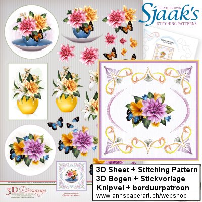 Sjaak's Stickvorlage CO-2018-066 & 3D Bogen APA3D025