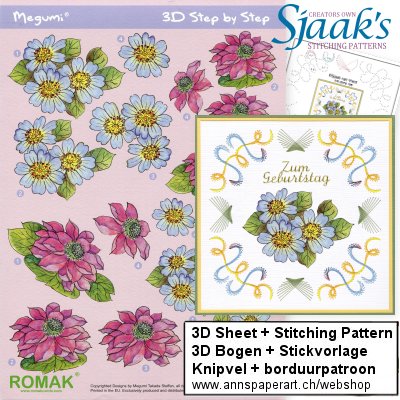 Sjaak's Stickvorlage CO-2019-105 & 3D Bogen P0-000-37