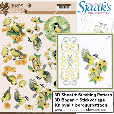 Sjaak's Stickvorlage CO-2019-106 & 3D Bogen CD11220 - zum Schließen ins Bild klicken