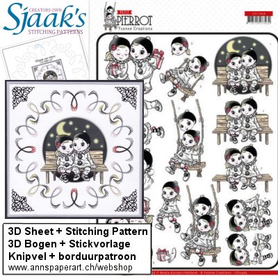 Sjaak's Stickvorlage CO-2020-147 & 3D Bogen CD11465