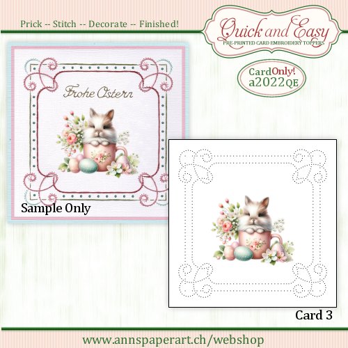 a2022 Quick and Easy Card ONLY (3) (Instructions not included)