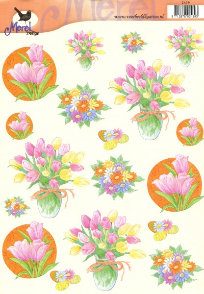 GRATIS 3D Bogen Merel Tulpen 2439 - zum Schließen ins Bild klicken