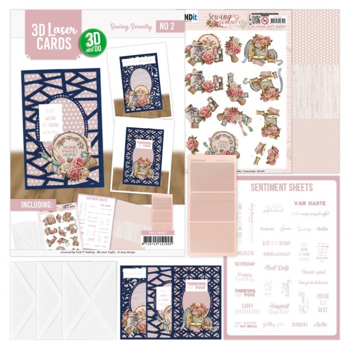3D and Do - Laser Cards 2 - Sewing Serenity - Set 2