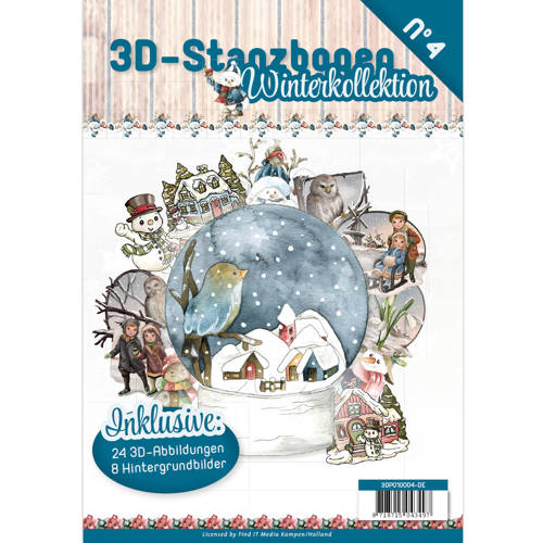 3D Stanzbogen Buch 4