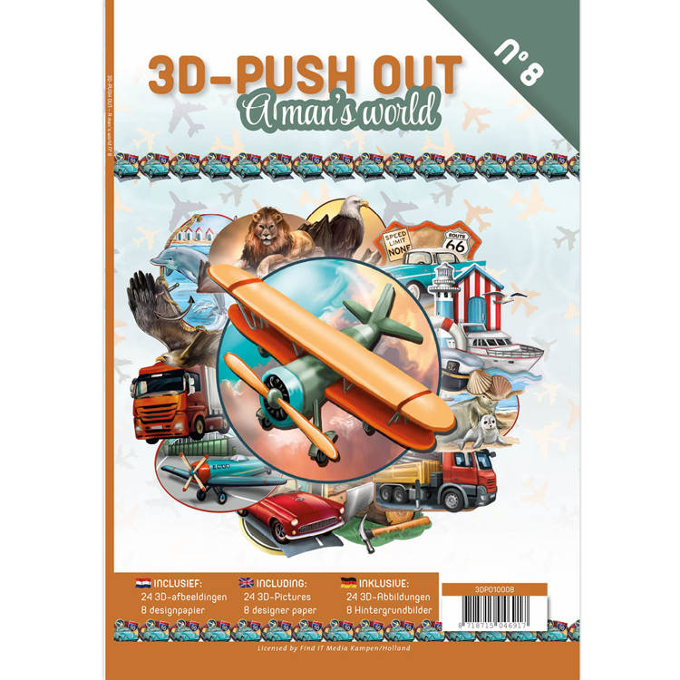 3D Pushout Book 8 - A man's world