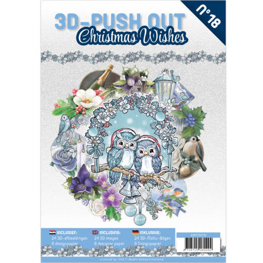 3D Stanzbogen Buch 18 - Christmas Wishes