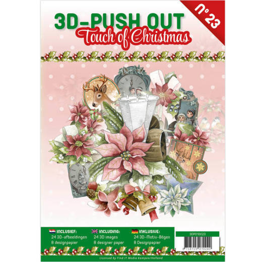3D Stanzbogen Buch 23 - Touch of Christmas - zum Schließen ins Bild klicken