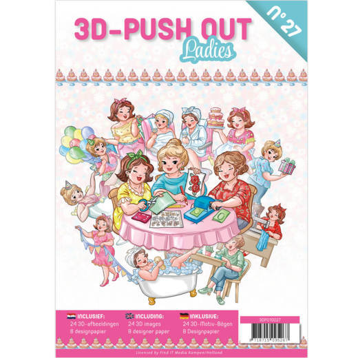 3D Stanzbogen Buch 27 - Ladies - zum Schließen ins Bild klicken