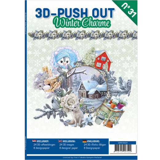 3D Push Out book 31 - Winter Charm