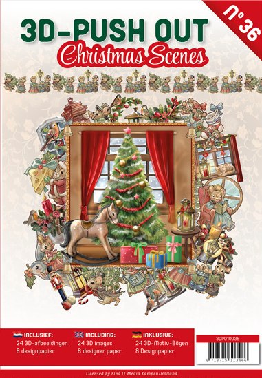 3D Stanzbogen Buch 36 - Christmas Scenes