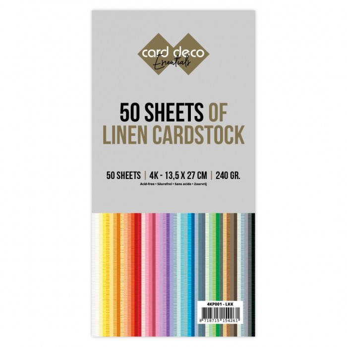 Jumbo Leinenkartonpaket - 4K - 50 Sheets