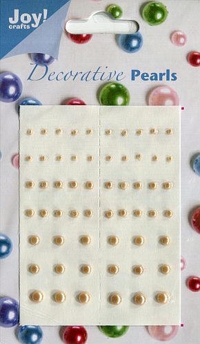Joy! Decorative Pearls (Self-adhesive) Light Brown 6020/0012