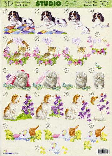 3D Sheet Studiolight Cats and Dogs MIR049