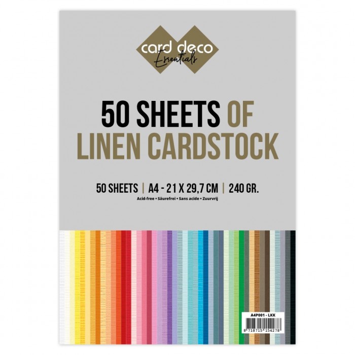 Jumbo Leinenkartonpaket - A4 - 50 Sheets