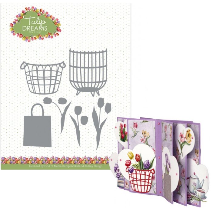 Amy Design Stanzschablone ADD10331 - Tulip Basket