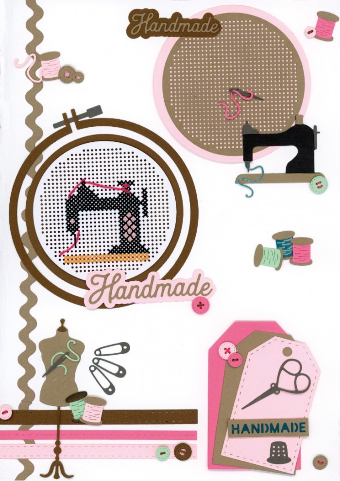 Amy Design Stanzschablone - Embriodery Hoop ADD10332