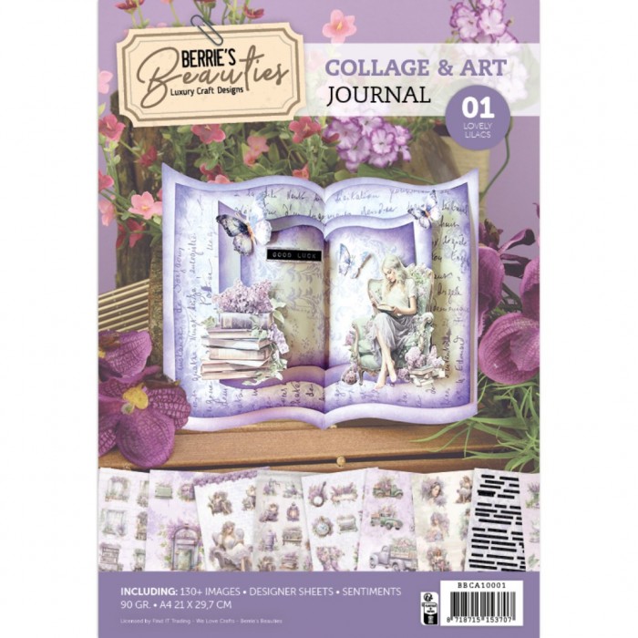Collage & Art Journal 1 Lovely Lilacs - (Nur auf Vorbestellung