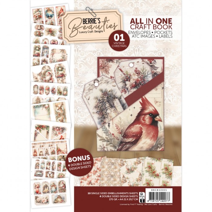 All-in-one Craft Book 1 - Vintage Christmas (AUF VORBESTELLUNG)