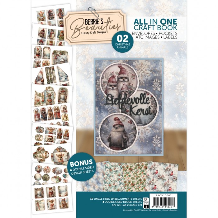 All-in-one Craft Book 2 - Christmas Animals (AUF VORBESTELLUNG)