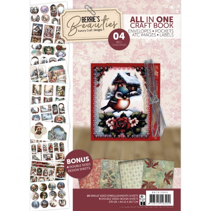 All in one Craft Buch 4 - Red Christmas (Nur auf Vorbestellung)