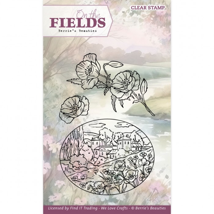 Clear Stamps - On the Fields - Poppy