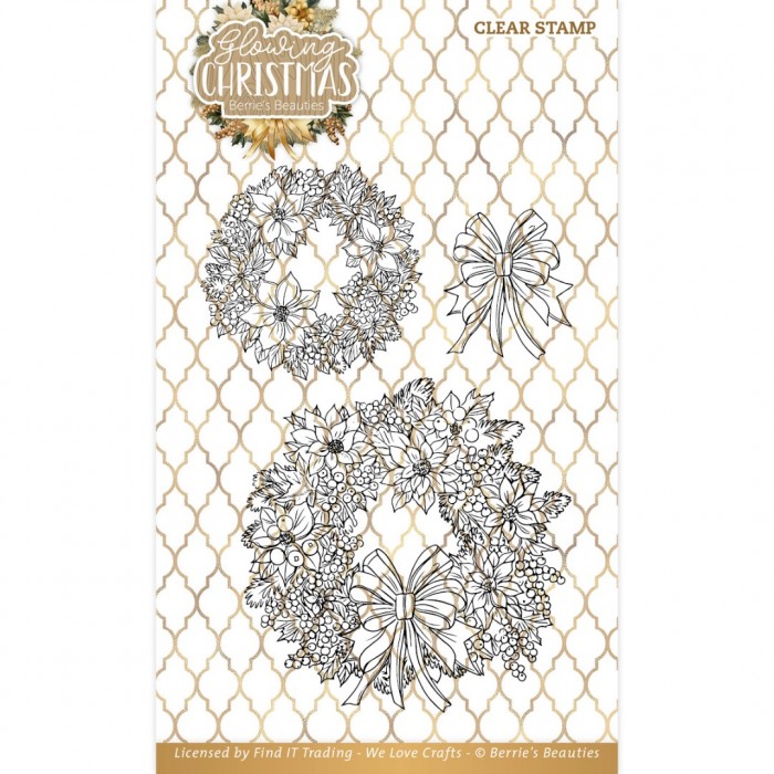 Clear Stamps - Glowing Christmas - Wreath