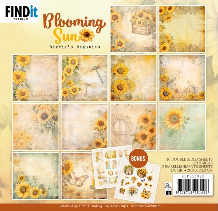 Paperpack - Blooming sun - (Nur auf Vorbestellung)