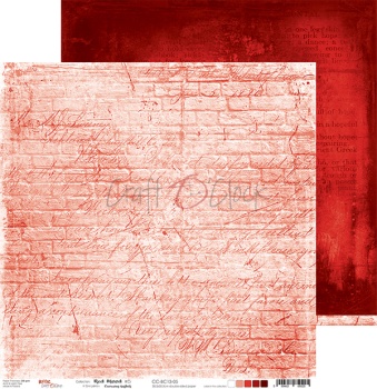 Craft O Clock Papier 24 Bogen 15x15cm - Red Mood - zum Schließen ins Bild klicken