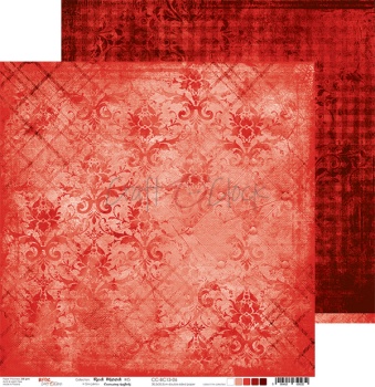 Craft O Clock Papers 24 Sheets 15x15cm - Red Mood