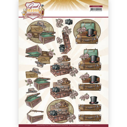 3D Bogen Yvonne Creations - Suitcase CD11592