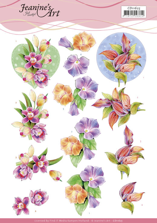3D Bogen Jeanine's Art - Orchid CD11625