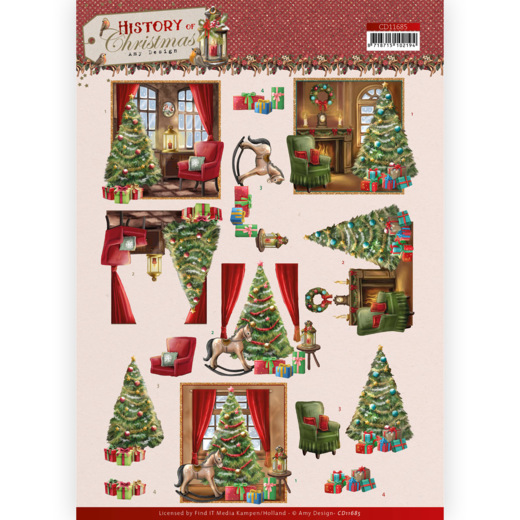 3D Sheet Amy Design - Christmas Home CD11685