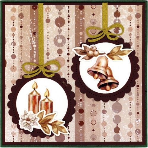 3D Bogen Amy Design - Frosted Gold Christmas - Mini