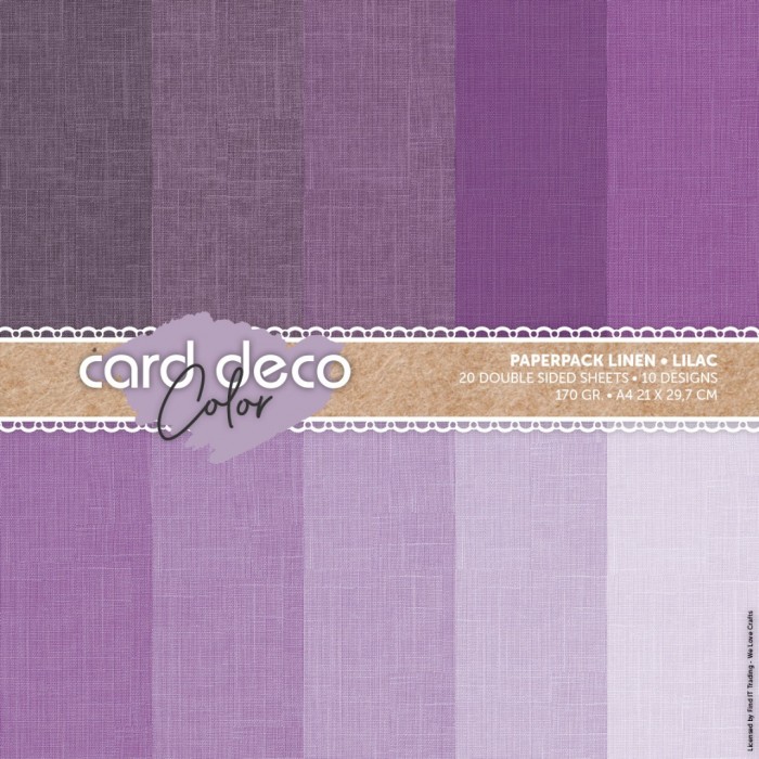 Color Paperpack Leinenstruktur Lilac A4 (Nur auf Vorbestellung)