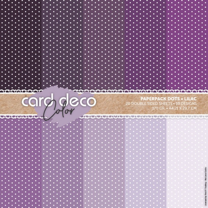 Color Paperpack Dots Lilac A4 (Pre-Order Only)