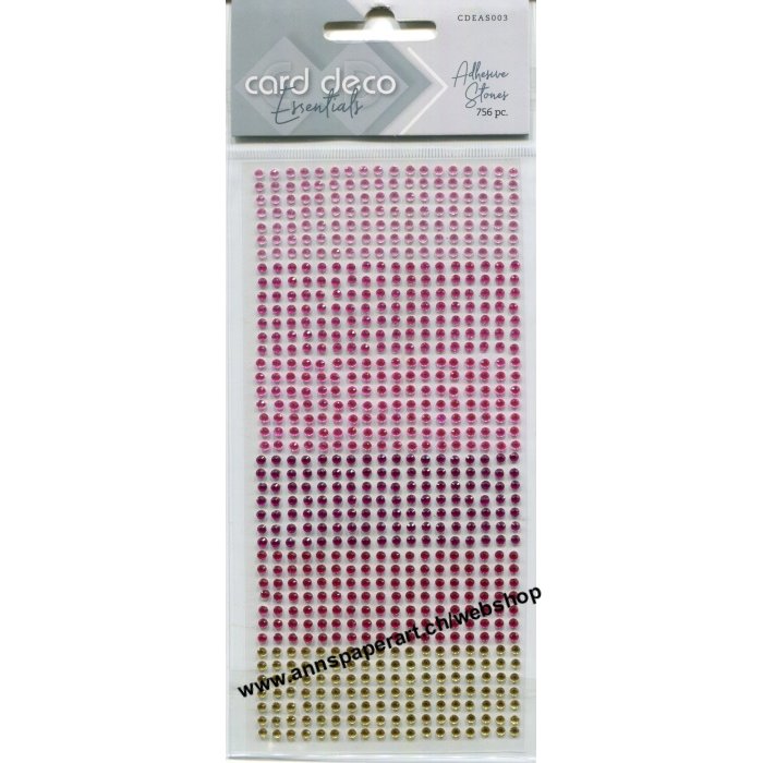 Card Deco - Selbstklebend Perlen 3mm - Pink