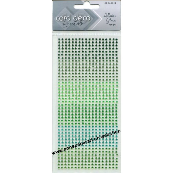 Card Deco - Selbstklebend Perlen 3mm - Grün