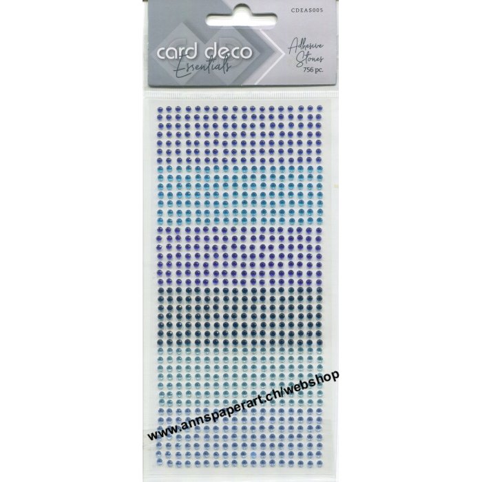 Card Deco - Selbstklebend Perlen 3mm - Blau