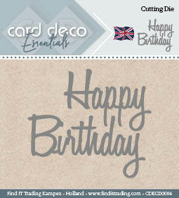 Text Cutting Dies - Happy Birthday CDECD0004 - Click Image to Close