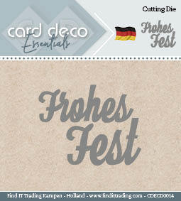Text Cutting Dies - Frohes Fest CDECD0014