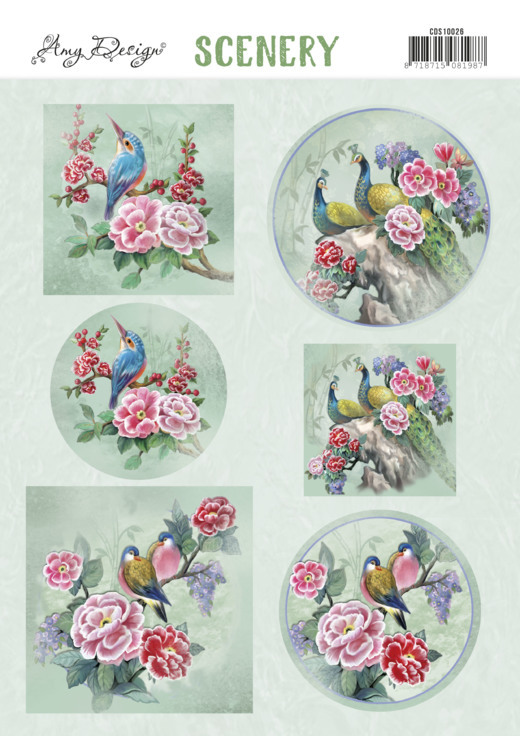 Stanzbogen Scenery - Amy Design - Birds CDS10026