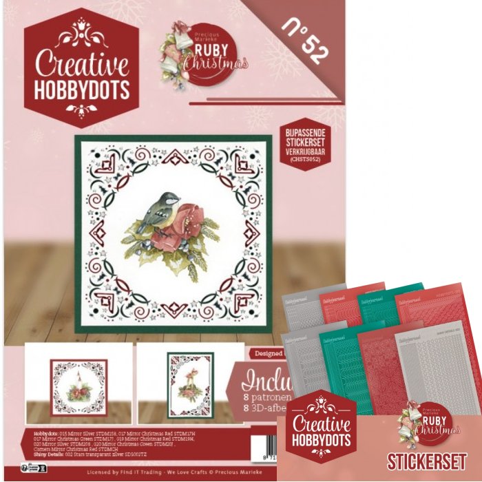 Creative Hobbydots 52 + 8 Hobbydotsticker Bogen