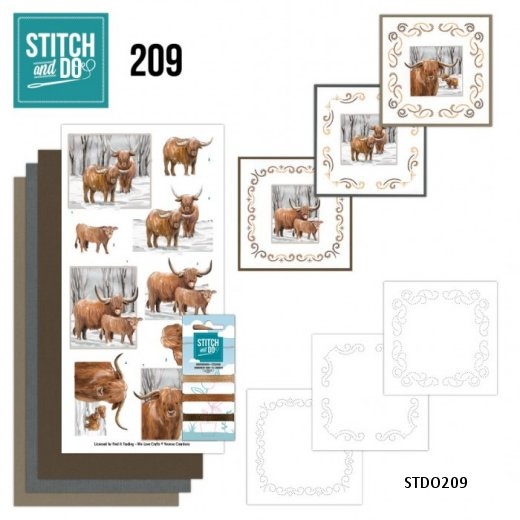 Cards only Stitch 102 - 6 vorgeprickelt Auflegekarten