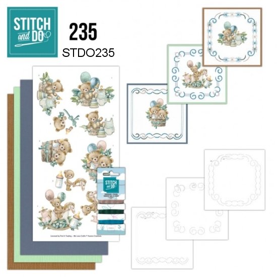 Cards only Stitch 114 - 6 Prepricked cardlayers