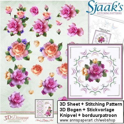 Sjaak's Stickvorlage CO-2016-003 & 3D Bogen APA3D010 - zum Schließen ins Bild klicken